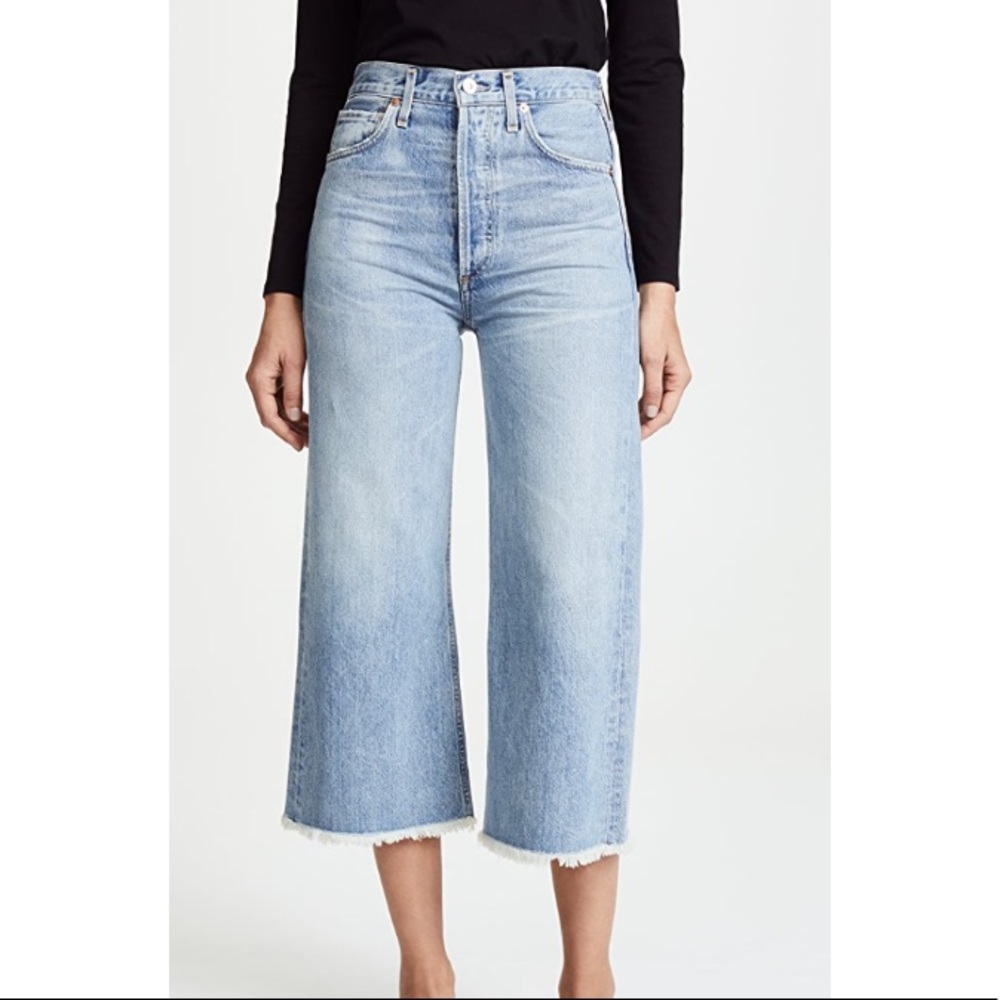 Citizens of Humanity Emma Wide Leg Crop Jeans